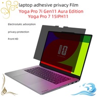 Suitable for 15.3 Inch Lenovo YOGA Pro 7 15IPH11 7i Aura Edition Gen11 Gen10 Laptop Adhesive Privacy