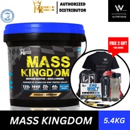 MK Muscle Kingdom Mass Kingdom 12lbs/5.4kg (FREE 2 GIFT) - Mass Protein,Mass Gainer,Lean Mass,Halal
