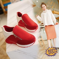 Shoes Plus Size 35-42 Fashion Women's Sneakers Zip Wedge Hidden Heel Running Sport Shoes Women's Wed