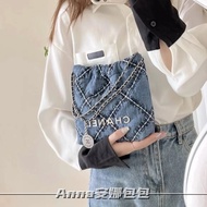 Chanel 22Bag 24C Horizontal Version Oil Wax Leather chanel tote Bag chanel tote Bag chanel Garbage B