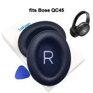 【Stock in SG】QC 45 Earpads for Bose Quietcomfort QC45 Replacement Ear Pads Cushions Cup (Black)