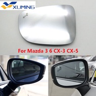 For Mazda 3 Axela 6 Atenza CX3 CX-3 CX5 CX-5 2013-2021 Car Rearview Side Mirror Glass Lens with Blin