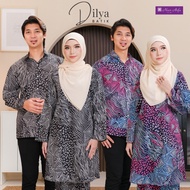 (SERAGAM BATIK MALAYSIA) NOOR ARFA Baju Kurung Riau dan Kemeja Lengan Panjang Batik DILYA | Baju Kur