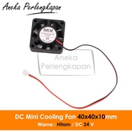 DC Mini Cooling Fan 4010 24V for 3D Printer 2-pin Computer/