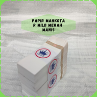 Papir Paper Mahkota R MILD MERAH Manis 1 Bendel 2000 Lembar