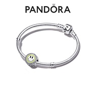 Pandora_ charm bracelet Pandora_925 silver limited shiny smiley face bracelet set ZT2137 gift