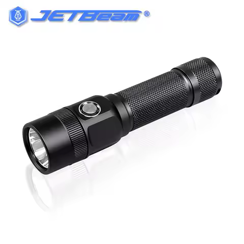 JETBEAM KO03 High-Power Flashlight with USB-C Charging and Waterproof Design