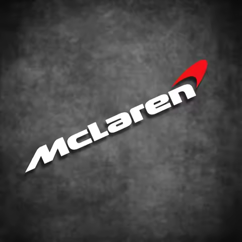 Cars Logo Waterproof Reflective Decorative Modification Stickers For Mclaren 720S GT 570 600LT 570GT
