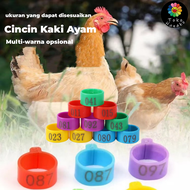 100 pcs Cincin Kaki Ayam gelang kaki ayam bebek unggas No. 001-100