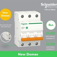 Mcb 3P 32A 40A 50A 63A Schneider Domae Mcb 3Phase