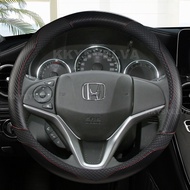 Car Steering Wheel Cover Leather For Honda City 2014-2019 Fit 2014-2019 Jazz 2014-2019 HR-V 2016 Aut