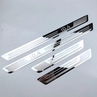 VW ID4 Stainless Steel Door Sill Scuff Plates for Volkswagen ID.4 2021-2022