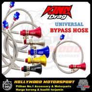 KINGDRAG BYPASS AIR HOSE CNC HEAD BREATH TUBE JOINT UNIVERSAL Y16 Y15 LC135 RS150 RSX EX5 DREAM WAVE