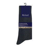 Byford 3prs Mens Full Length Socks Cotton Elastane BMS557179