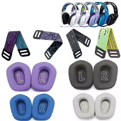 Suitable for Logitech G733 Headset G335 Earmuffs E-sports Game Earmuffs G733 Head Beam Pad Beam Repl