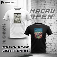 FELET MACAU SHIRT Badminton Shirt Baju Badminton 100% Original by FLEET