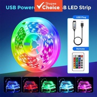 TV Backlight USB Powered LED Strip RGB  5050, for 24 60 Inch TV Mirror PC APP Control