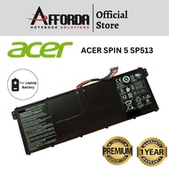 ACER SPIN 5 SP513 SWIFT 3 SF313 SWIFT 5 SF514 AP19B5L  KT.00407.008 Notebook Battery