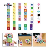 [Htong] Spelling Game Gift Dice Cards for Children's Day Toddlers Preschool Kid
