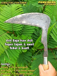 Sabit rumput ngarit rumput bahan baja isen tebal dan tajam