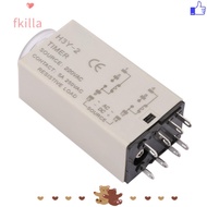 FKILLA Delay Timer Relay, 8Pin AC 220V Time Relay, Delay Control 10s H3Y-2 H3Y-2 Timer Relay Automat