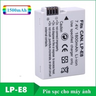 Pin máy ảnh LP-E8 1500mAh cho 550D 600D 650D 700D - Pin máy ảnh LP-E8 cho 550D 600D 650D 700D X4 X5