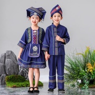 Ethnic Costume Set with Embroidery for Kids