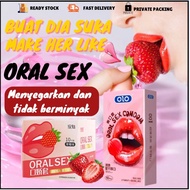 OLO & YOMMEE STRAWBERRY FLAVOUR ORAL SEX CONDOM (10pcs/Box)