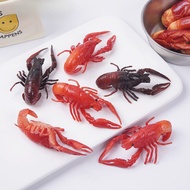 Simulated Crayfish Model Night Market Food Stall Food Display Prop Spicy Crayfish Keychain Pendant