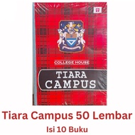 (10pc) LONG CAMPUS NOTEBOOK CONTAINS 50 SHEETS BOXY TIARA CAMPUS NOTEBOOK/