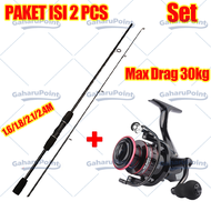 ⚡Set pancing Luya⚡ Joran Pancing 1 Set Reel Besi/Pancing 1 Set Lengkap Kuat/Joran Pancing Kuat 50kg/