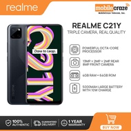 Realme C21Y 4GB RAM + 64GB ROM Powerful Octa-Core Processor 5000mAh Battery + 10W Charge 13MP Triple