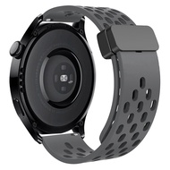 ฐานซิลิโคนแม่เหล็กพับได้สำหรับสายคาด amazfit balance 2 สายนาฬิกา Amazfit Balance2 สายซิลิโคนเดิม