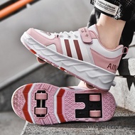 Hot-Sell Four-wheeled Heelys roller shoes wheel shoes boy girl kids adult outdoor sports roller skat