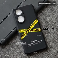 Oppo Reno 8T 4G Oppo Reno 8T 5G MAC01 Macaron Soft Case Black Slim Matte Case Oppo Reno 8T 4G Oppo Reno 8T 5G