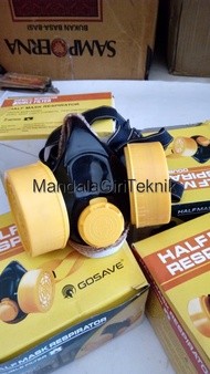 Masker Kepala Babi / Industri / Kimia Filter Double Filter