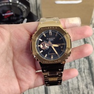 Adapted for g-shock GM-B2100 GM-B2100SS Gold Stainless Steel Fashion watch strap b598
