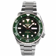 Seiko 5 Automatic Made in Japan 24 Jewels Analog Green Dial Sports Watch SBSA013