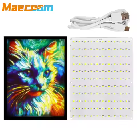 Bambu Lab CMYK LED Backlight Board Bambu Lab PLA CMYK Lithophane Bundle 3D Print Lithophane Photo