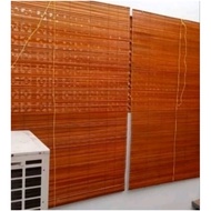 PALM OIL BAMBOO CURTAIN UK L 2.5M SIZE T 2.5M PLISTUR LENKAP ROPE