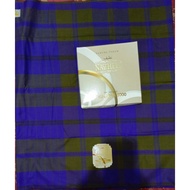 Bhs kdt motif sarong, violet color sarong / Olive