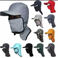 Japanese MASK HAT / MEMANCING HAT / FARMERS HAT / FISHERMAN HAT / MULTIPURPOSE HAT