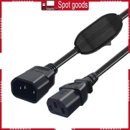 XI 12 Standard Computer Power Adapters Cord IEC320 C13 to C14 Extension Power Cord with Switches UPS