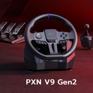 [พร้อมส่ง มาใหม่ Gen 2 ] ของแท้ พวงมาลัยเกมแข่งรถ V9 PXN V9 PS4 Xbox Nintendo PC manual 6 speed จอยเ