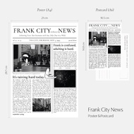 Frank City News - Postcard & Poster by September Spring