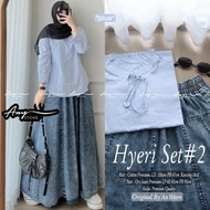 KATUN Hyeri Set of 2 Striped Cotton Jeans Mix (ny)