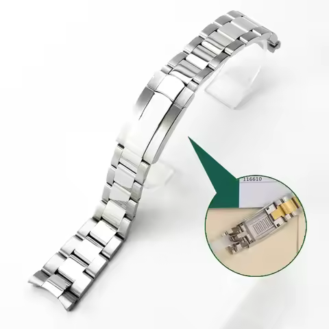 Oyster Bracelet 904L Stainless Steel Watch Band for Rolex SUBMARINER DAYTONA SUP GMT Men's Watch Bra