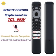 ALANK Universal Replacement Remote Control RC902V FMR4 Infrared Learning for TCL 8K Qled Smart TV Re