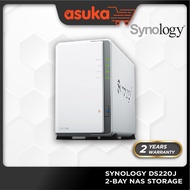 SYNOLOGY DS220J / DS223J 2-BAY NAS STORAGE (REALTEK RTD1296 QUAD CORE 1.4 GHZ, 512MB DDR4, 1 X 1GBE)