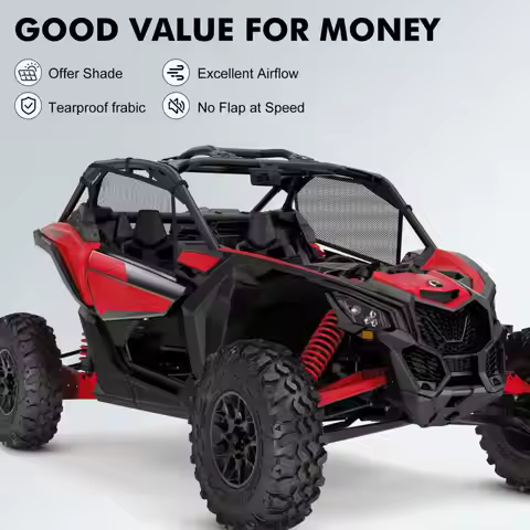 NICECNC 2Pcs Window Nets For Can-Am Maverick X3 R 4x4 XRS Max RR DS Turbo DPS 2017 2018 2019 2021 20